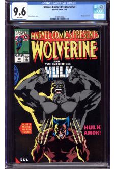 MARVEL COMICS PRESENTS #60 CGC 9.6 WHITE PAGES front cover