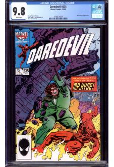 DAREDEVIL #235 CGC 9.8 WHITE PAGES front cover