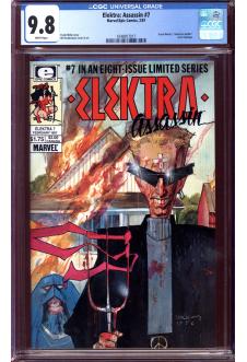 ELEKTRA: ASSASSIN #7 CGC 9.8 WHITE PAGES front cover