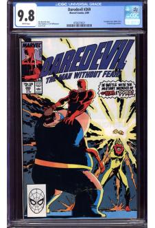 DAREDEVIL #269 CGC 9.8 WHITE PAGES front cover