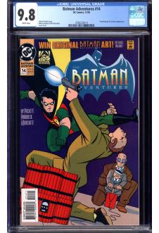 BATMAN ADVENTURES #14 CGC 9.8 WHITE PAGES front cover