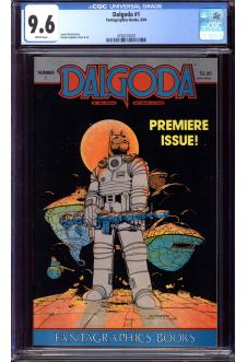 DALGODA #1 CGC 9.6 WHITE PAGES front cover