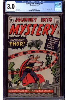 JOURNEY INTO MYSTERY #83 CGC 3.0 OW/WH PAGES front cover