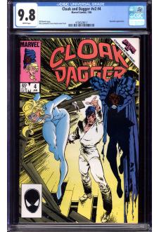 CLOAK AND DAGGER #V2 #4 CGC 9.8 WHITE PAGES front cover