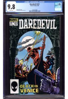 DAREDEVIL #221 CGC 9.8 WHITE PAGES front cover