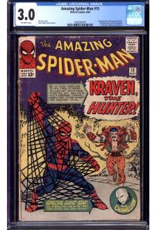 AMAZING SPIDER-MAN #15 CGC 3.0 OW PAGES front cover