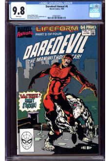 DAREDEVIL ANNUAL #6 CGC 9.8 WHITE PAGES front cover