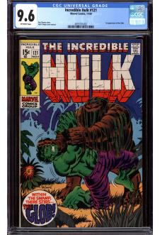 INCREDIBLE HULK #121 CGC 9.6 OW PAGES front cover