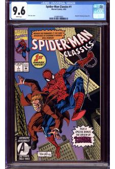 SPIDER-MAN CLASSICS #1 CGC 9.6 WHITE PAGES front cover