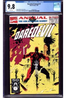 DAREDEVIL ANNUAL #7 CGC 9.8 WHITE PAGES front cover