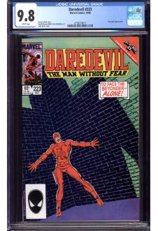 DAREDEVIL #223 CGC 9.8 WHITE PAGES front cover