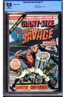 GIANT-SIZE DOC SAVAGE #1 CBCS 9.8 WHITE PAGES front cover