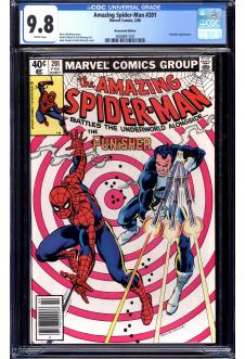 AMAZING SPIDER-MAN #201 CGC 9.8 WHITE PAGES front cover