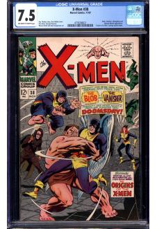 X-MEN #38 CGC 7.5 OW/WH PAGES front cover