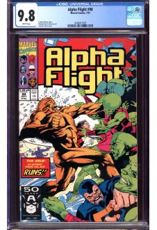 ALPHA FLIGHT #98 CGC 9.8 WHITE PAGES front cover