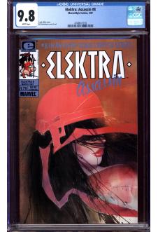 ELEKTRA: ASSASSIN #8 CGC 9.8 WHITE PAGES front cover