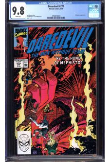 DAREDEVIL #279 CGC 9.8 WHITE PAGES front cover