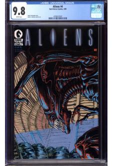 ALIENS #4 CGC 9.8 WHITE PAGES front cover