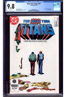 NEW TEEN TITANS #39 CGC 9.8 WHITE PAGES front cover