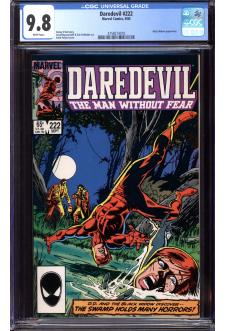 DAREDEVIL #222 CGC 9.8 WHITE PAGES front cover