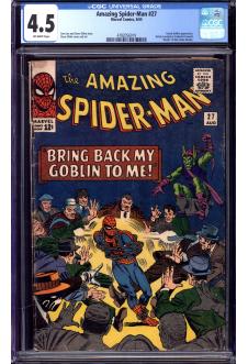 AMAZING SPIDER-MAN #27 CGC 4.5 OW PAGES front cover