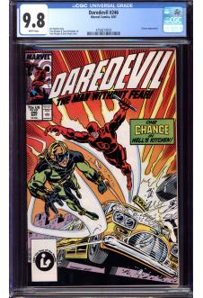 DAREDEVIL #246 CGC 9.8 WHITE PAGES front cover