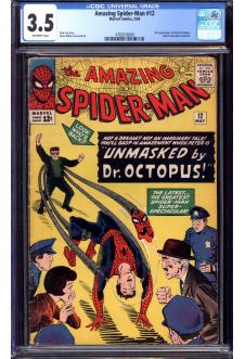 AMAZING SPIDER-MAN #12 CGC 3.5 OW PAGES front cover