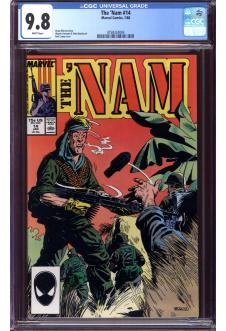 THE NAM #14 CGC 9.8 WHITE PAGES front cover