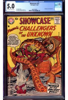 SHOWCASE #12 CGC 5.0 OW/WH PAGES front cover