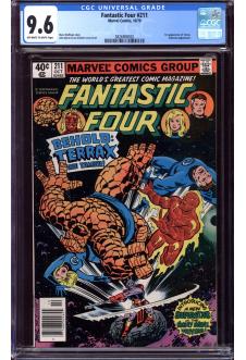 FANTASTIC FOUR #211 CGC 9.6 OW/WH PAGES front cover