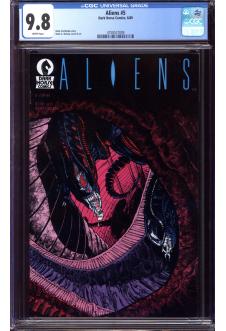 ALIENS #5 CGC 9.8 WHITE PAGES front cover