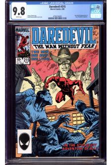 DAREDEVIL #215 CGC 9.8 WHITE PAGES front cover
