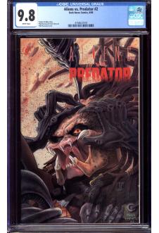 ALIENS VS. PREDATOR #2 CGC 9.8 WHITE PAGES front cover