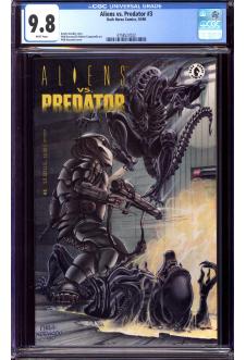 ALIENS VS. PREDATOR #3 CGC 9.8 WHITE PAGES front cover