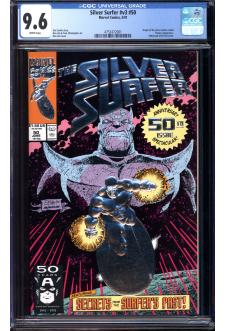 SILVER SURFER #V3 #50 CGC 9.6 WHITE PAGES front cover
