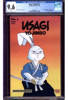 USAGI YOJIMBO #1 CGC 9.6 WHITE PAGES front cover