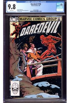 DAREDEVIL #198 CGC 9.8 WHITE PAGES front cover