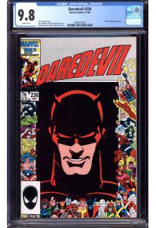 DAREDEVIL #236 CGC 9.8 WHITE PAGES front cover