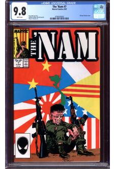 THE NAM #7 CGC 9.8 WHITE PAGES front cover