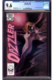 DAZZLER #28 CGC 9.6 WHITE PAGES front cover