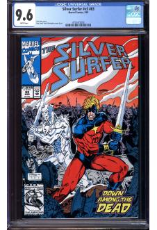SILVER SURFER #V3 #63 CGC 9.6 WHITE PAGES front cover