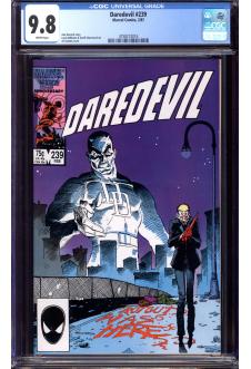 DAREDEVIL #239 CGC 9.8 WHITE PAGES front cover