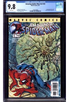 AMAZING SPIDER-MAN #V2 #32 CGC 9.8 WHITE PAGES front cover