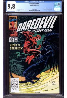 DAREDEVIL #278 CGC 9.8 WHITE PAGES front cover