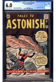 TALES TO ASTONISH #36 CGC 6.0 OW/WH PAGES front cover