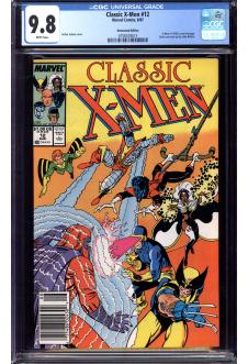 CLASSIC X-MEN #12 CGC 9.8 WHITE PAGES front cover