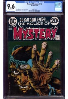HOUSE OF MYSTERY #214 CGC 9.6 WHITE PAGES front cover