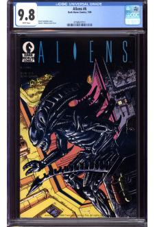 ALIENS #6 CGC 9.8 WHITE PAGES front cover