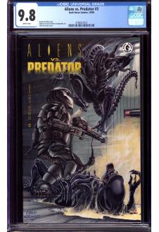 ALIENS VS. PREDATOR #3 CGC 9.8 WHITE PAGES front cover